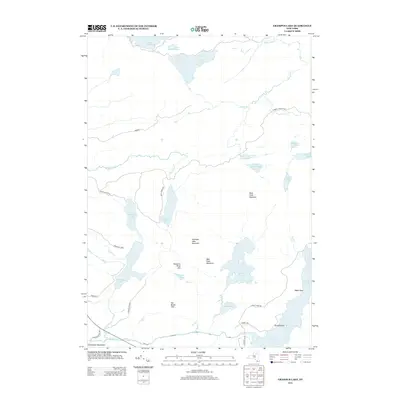 2013 Map of Grampus Lake, 2013 Print
