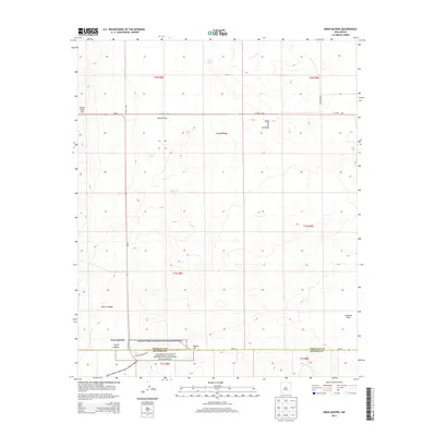 2013 Map of Gran Quivira, 2013 Print