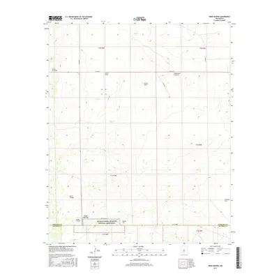 2017 Map of Gran Quivira, 2017 Print