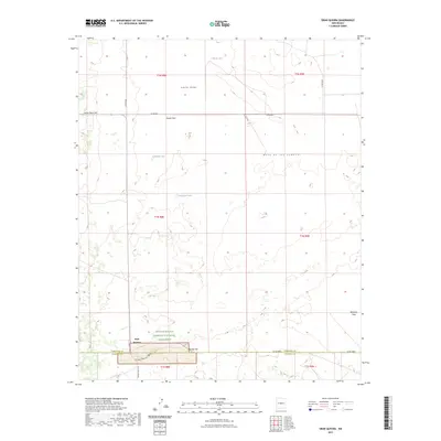 2023 Map of Gran Quivira, 2023 Print