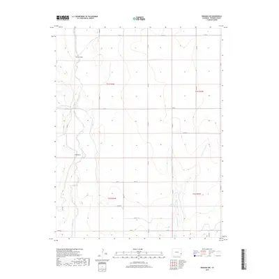 2019 Map of Granada NW, 2019 Print