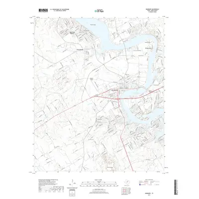2019 Map of Granbury, 2019 Print
