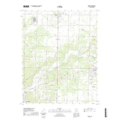 2017 Map of Granby, 2017 Print