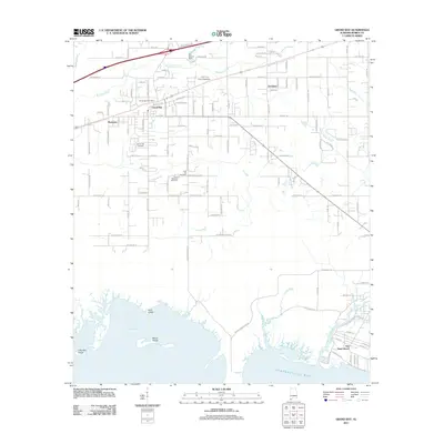 2011 Map of Grand Bay, 2011 Print