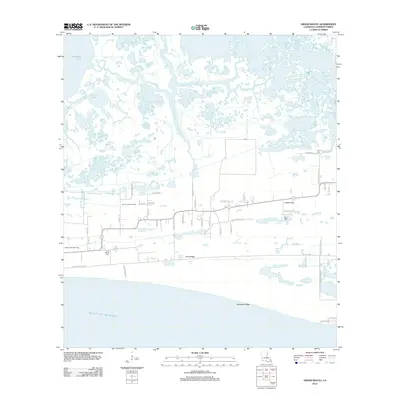 2012 Map of Grand Bayou, 2012 Print