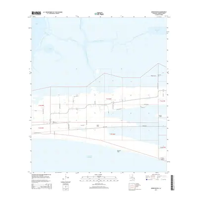 2015 Map of Grand Bayou, 2015 Print