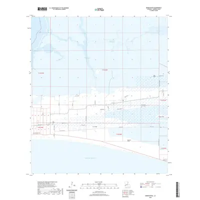 2020 Map of Grand Bayou, 2020 Print