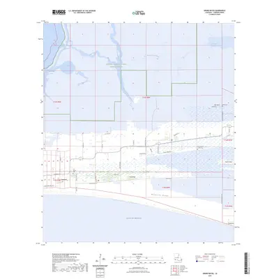 2024 Map of Grand Bayou, 2024 Print