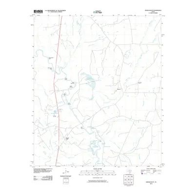 2010 Map of Grand Bluff, 2010 Print