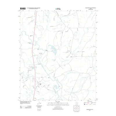 2013 Map of Grand Bluff, 2013 Print