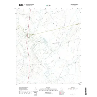 2019 Map of Grand Bluff, 2019 Print