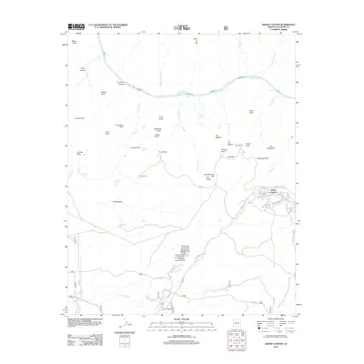 2012 Map of Grand Canyon, 2012 Print