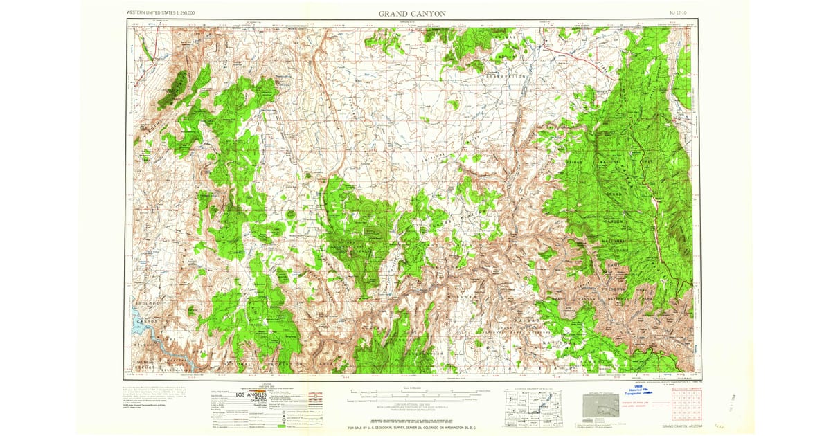 1960s Maps of Centennial Park - Grand Canyon Coconino County Az Usgs Topo 1960 Og 1200x630 