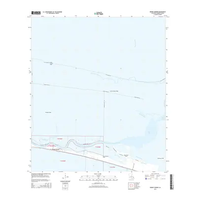 2015 Map of Grand Chenier, 2015 Print