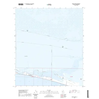2020 Map of Grand Chenier, 2020 Print