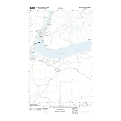 2011 Map of Grand Coulee Dam, 2011 Print