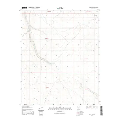 2014 Map of Grand Falls, 2014 Print