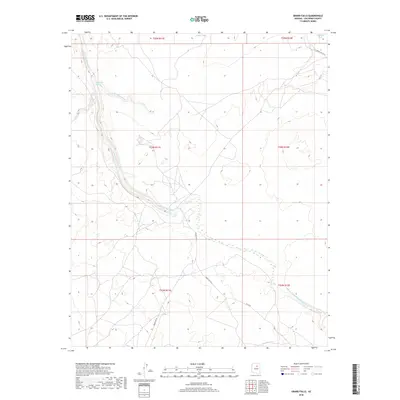 2018 Map of Grand Falls, 2018 Print