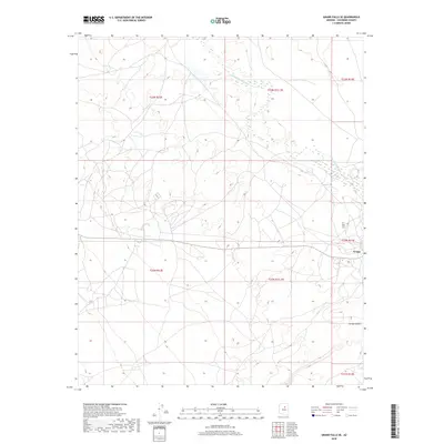 2018 Map of Grand Falls SE, 2018 Print