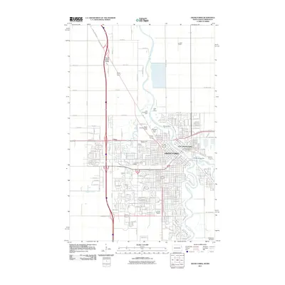 2011 Map of Grand Forks, 2011 Print