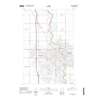 2020 Map of Grand Forks, 2020 Print