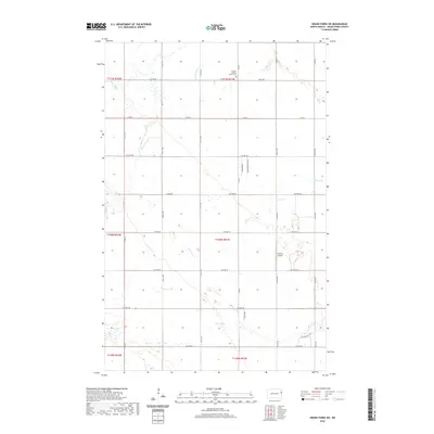 2020 Map of Grand Forks SW, 2020 Print