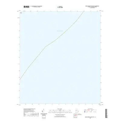 2020 Map of Grand Gosier Islands OE E, 2020 Print