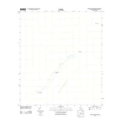 2012 Map of Grand Gosier Islands, 2012 Print