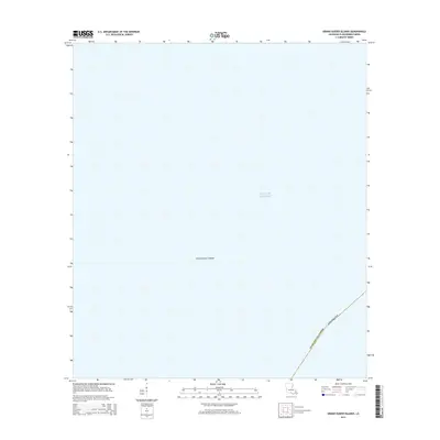 2015 Map of Grand Gosier Islands, 2015 Print