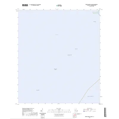 2024 Map of Grand Gosier Islands, 2024 Print