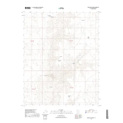 2018 Map of Grand Gulch Bench, 2018 Print