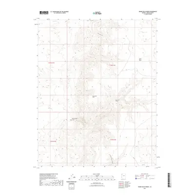 2021 Map of Grand Gulch Bench, 2021 Print