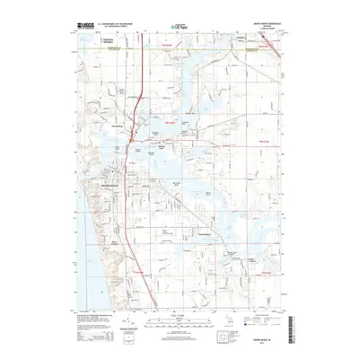 2014 Map of Grand Haven, 2014 Print
