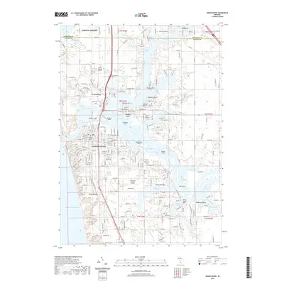 2019 Map of Grand Haven, 2019 Print