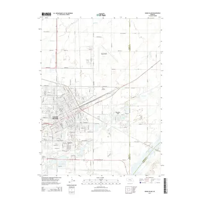 2014 Map of Grand Island, 2014 Print
