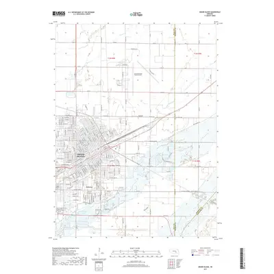 2017 Map of Grand Island, 2017 Print