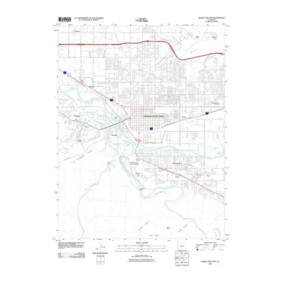 2010 Map of Grand Junction, 2010 Print
