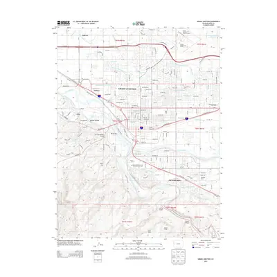 2013 Map of Grand Junction, 2013 Print