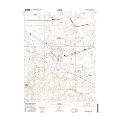 2016 Map of Grand Junction, 2016 Print