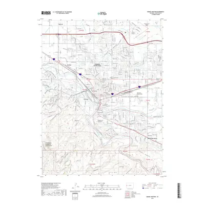 2019 Map of Grand Junction, 2019 Print