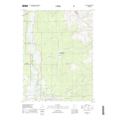 2019 Map of Grand Lake, 2019 Print