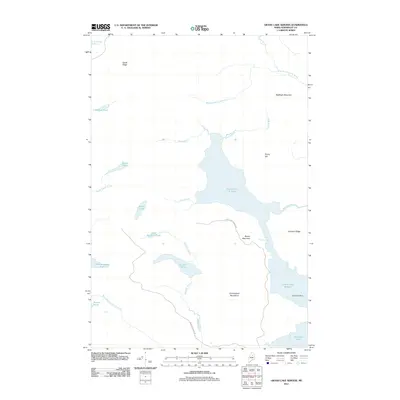 2011 Map of Grand Lake Seboeis, 2011 Print