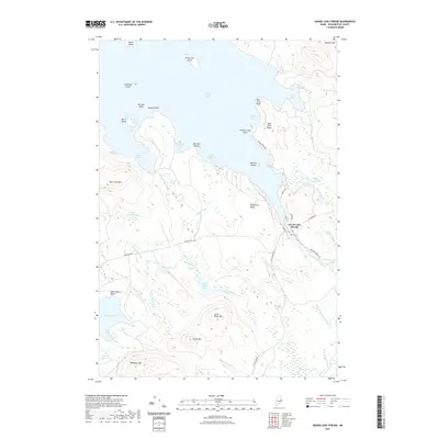 2021 Map of Grand Lake Stream, 2021 Print