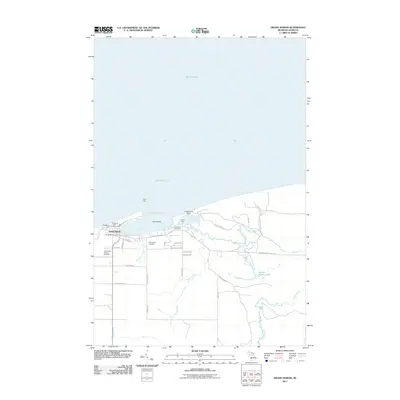 2011 Map of Grand Marais, 2011 Print