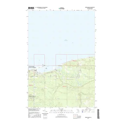 2017 Map of Grand Marais, 2017 Print
