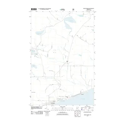 2011 Map of Grand Marais, 2011 Print