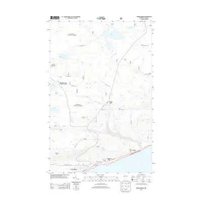 2013 Map of Grand Marais, 2013 Print