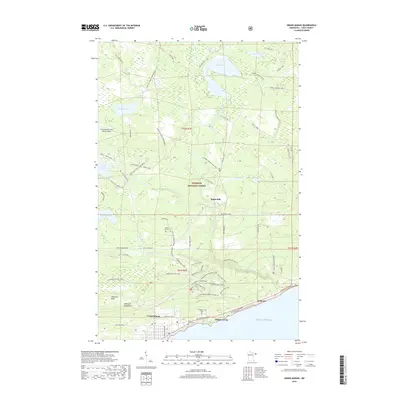 2019 Map of Grand Marais, 2019 Print