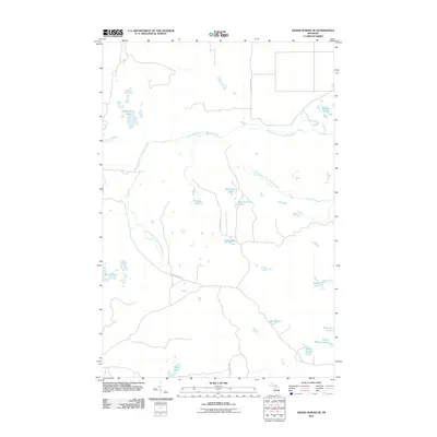 2011 Map of Grand Marais SE, 2011 Print
