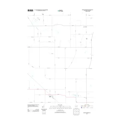 2013 Map of Grand Marsh, 2013 Print